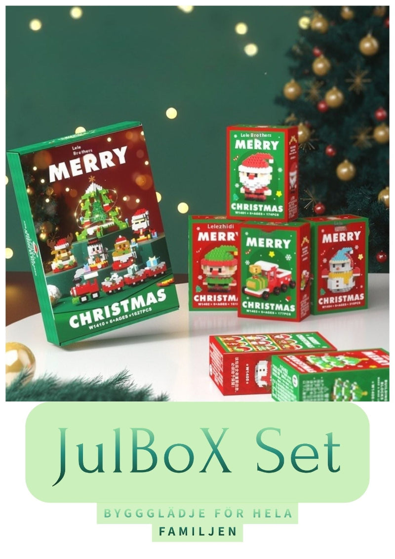 Snögubbe byggklossar – Julserien