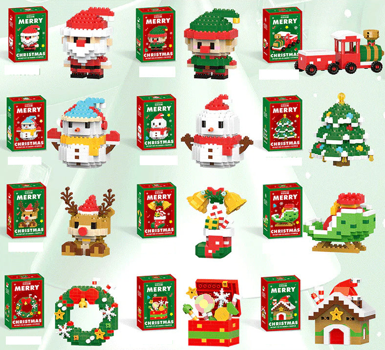 Snögubbe byggklossar – Julserien