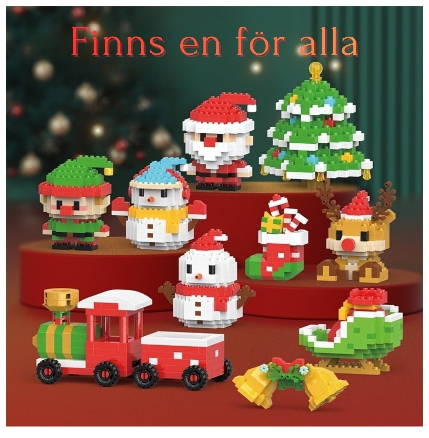 Snögubbe byggklossar – Julserien