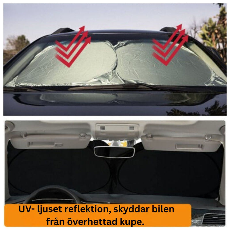 Vindruteskydd mot Sol & UV-strålning