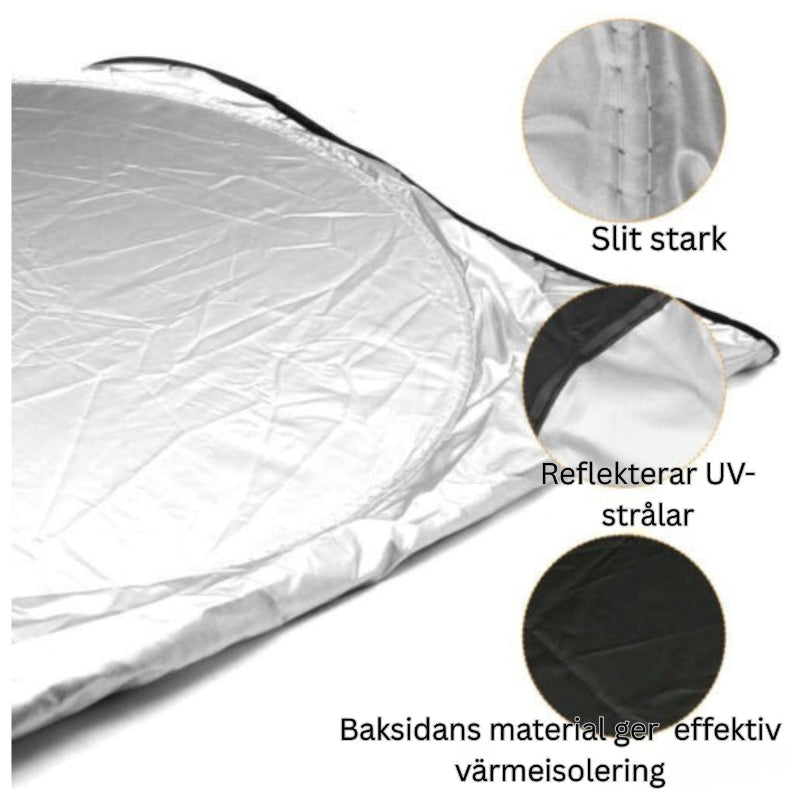 Vindruteskydd mot Sol & UV-strålning