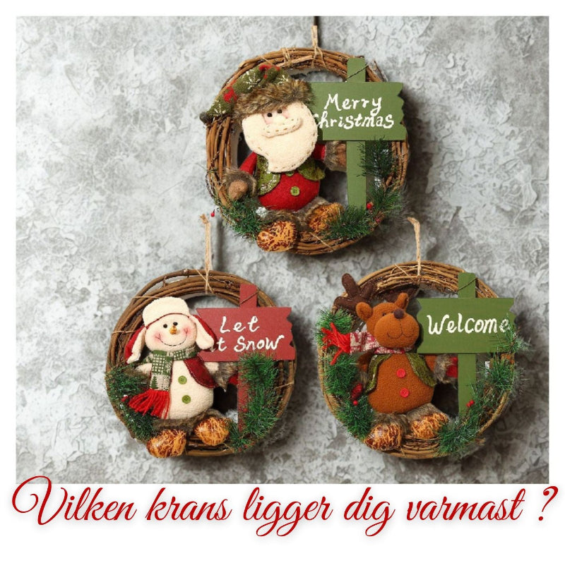 En Krans som Sprider Julkänsla